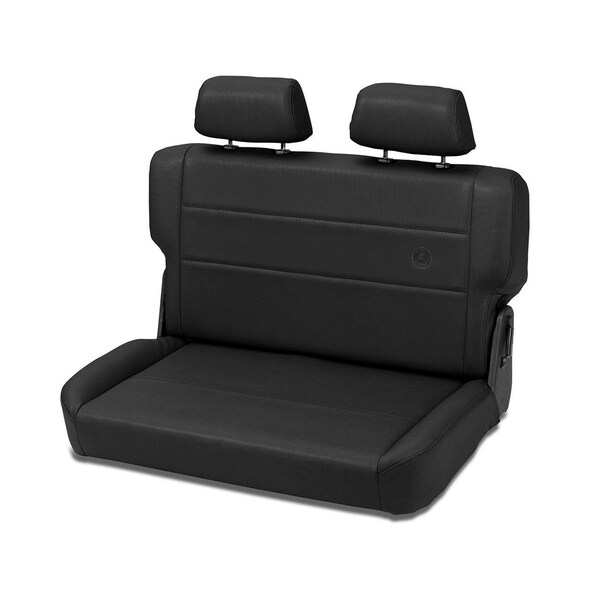 Bestop Jeep Rear Bench Seat Trailmax II Fold-N-Tumble Seat For Jeep 1955-1983 CJ5 All Vinyl 39440-15 - main